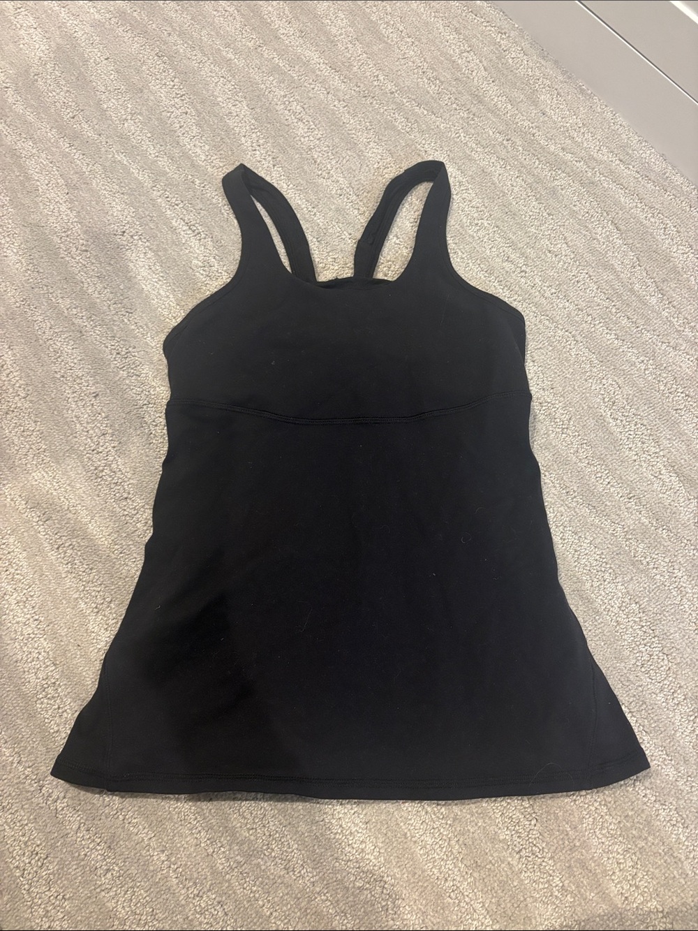 lululemon athletica Black Racerback Tank Top